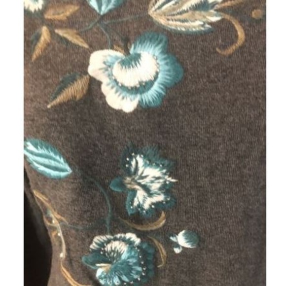 NWT Charter Club Layered Sweater Embroidered - Picture 5 of 6